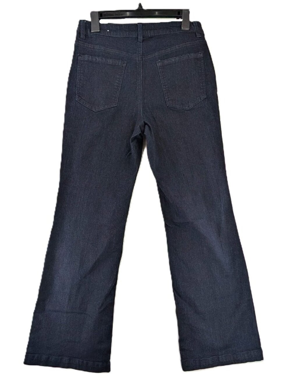 D Jeans Career Denim Pants Womens Size 10 Trousers High Rise Straight Dark Wash - Picture 3 of 7